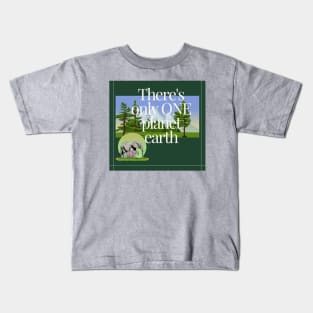 One Planet Earth Kids T-Shirt